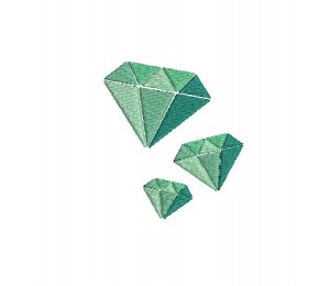 Stickdatei - Diamant & Diamanten